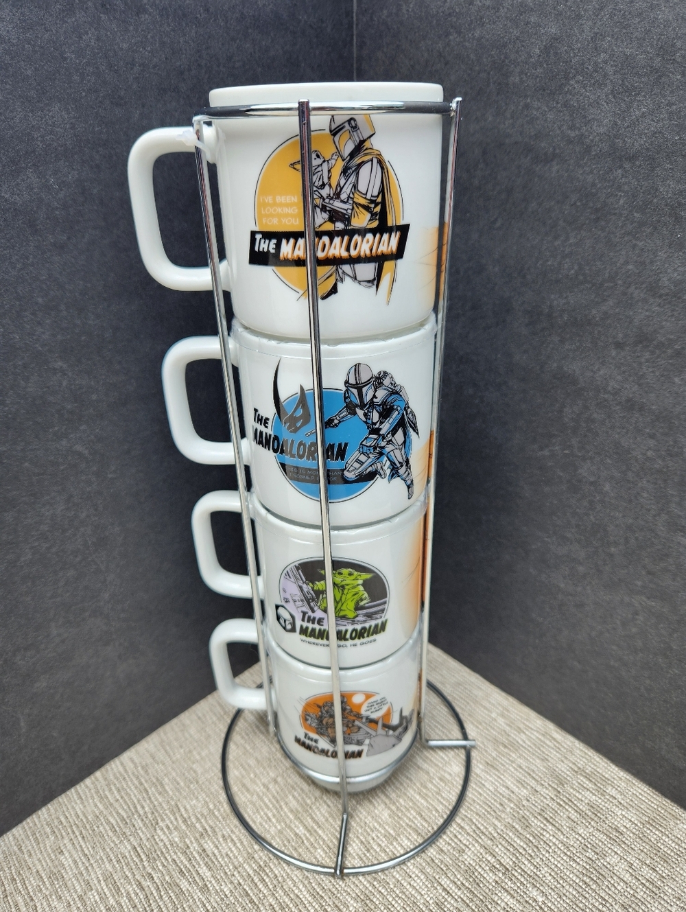 NWT Mandalorian and Grogu Mug Set